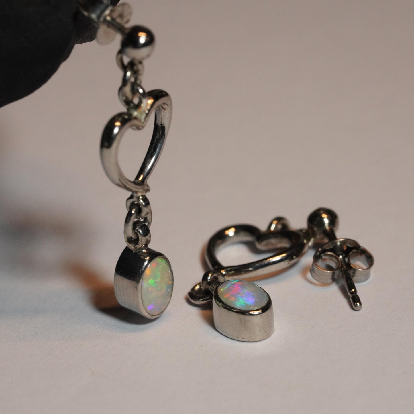 Australian Solid Opal Earrings