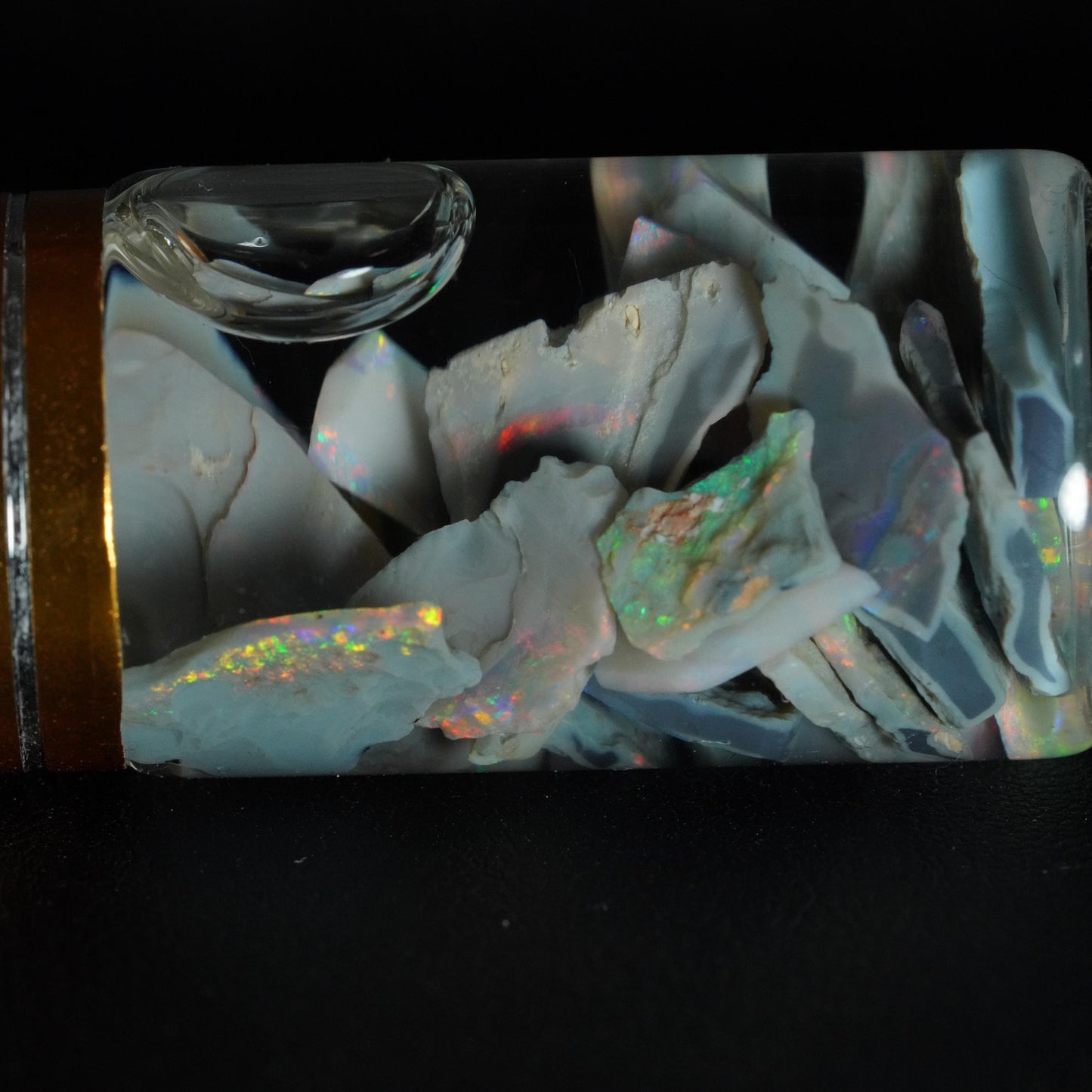 Lightning Ridge Opal Chip Jar