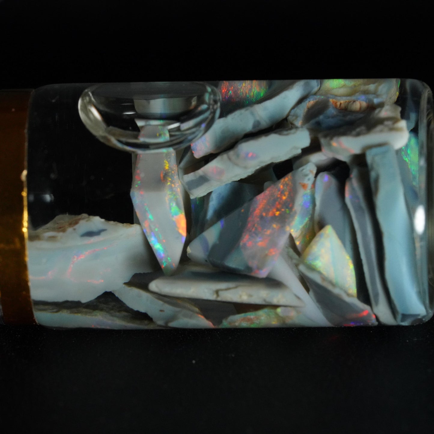 Lightning Ridge Opal Chip Jar