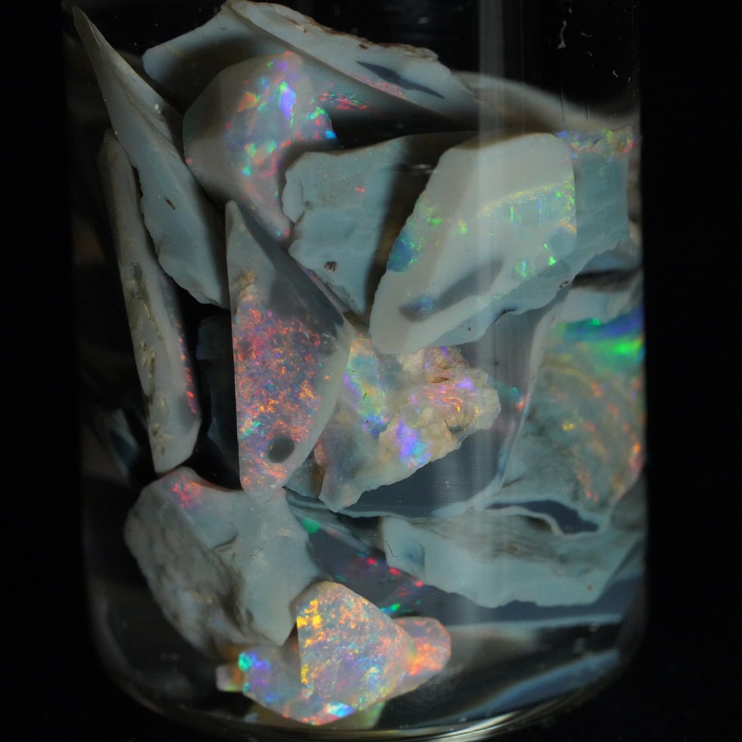 Lightning Ridge Opal Chip Jar