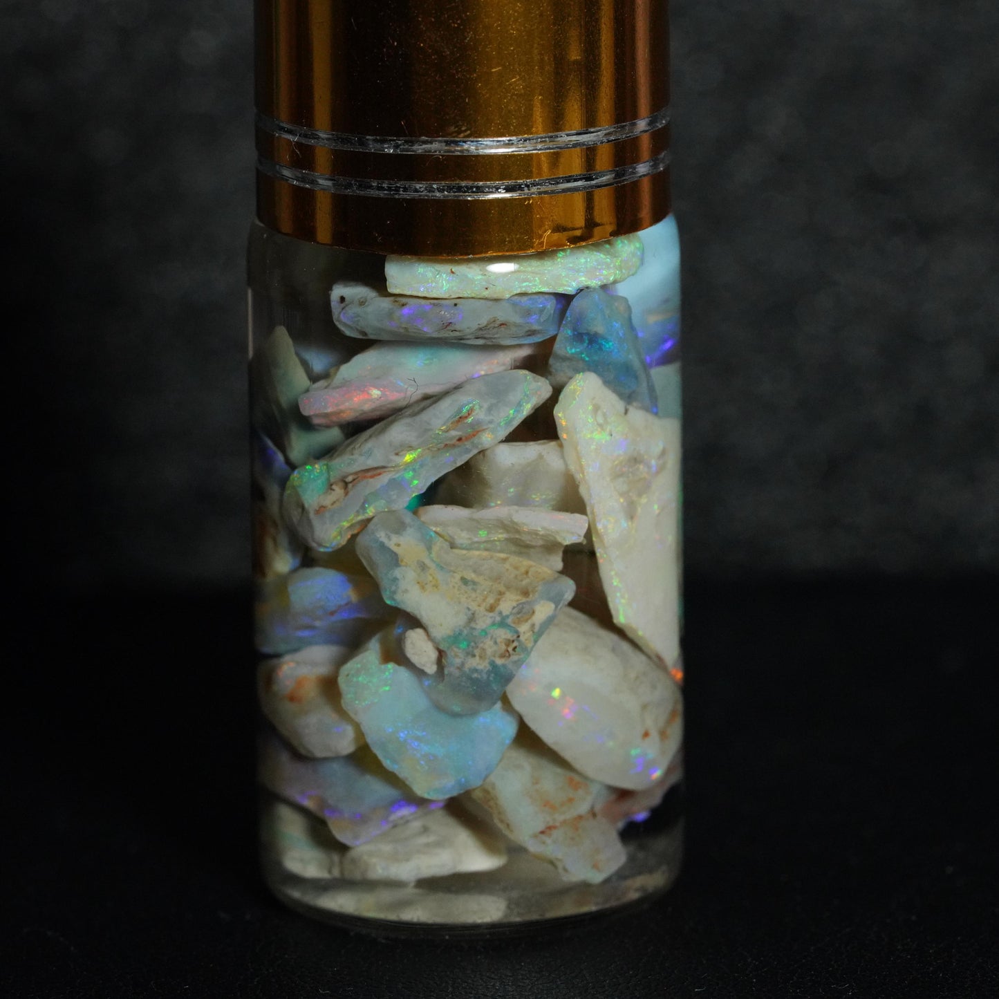 Lightning Ridge Opal Chip Jar