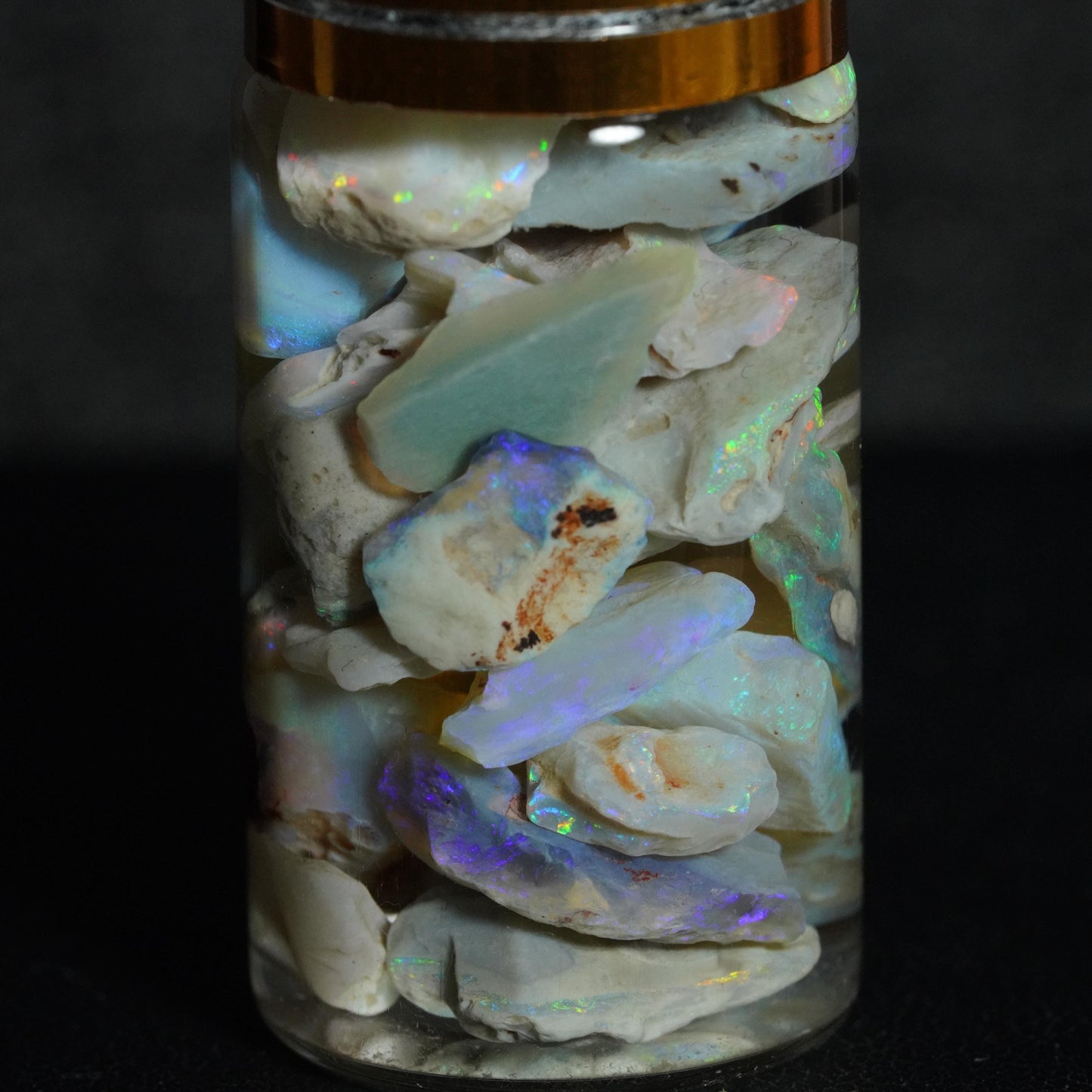 Lightning Ridge Opal Chip Jar