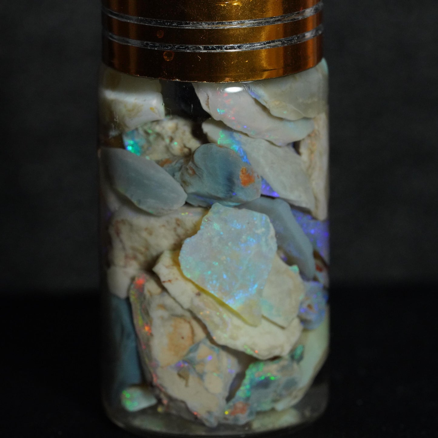 Lightning Ridge Opal Chip Jar