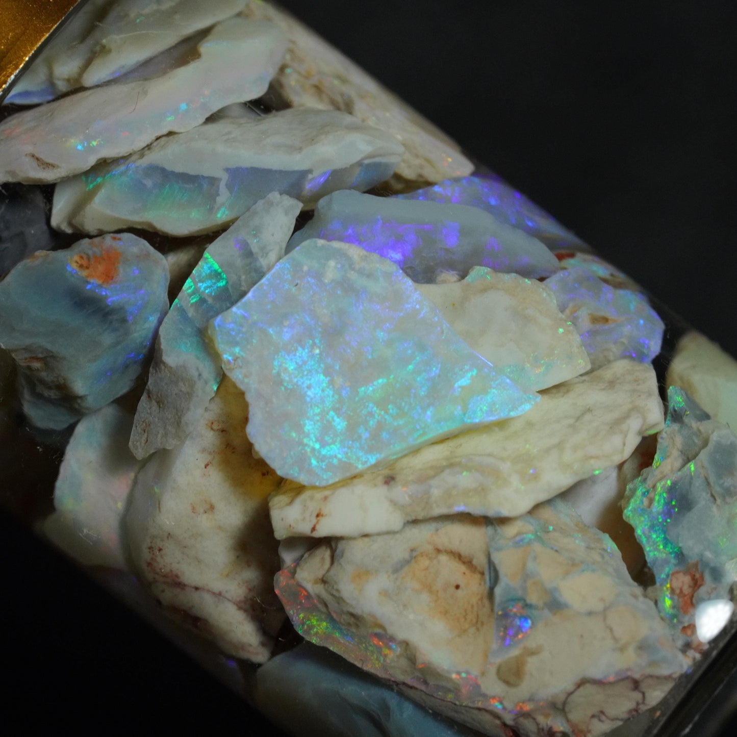 Lightning Ridge Opal Chip Jar