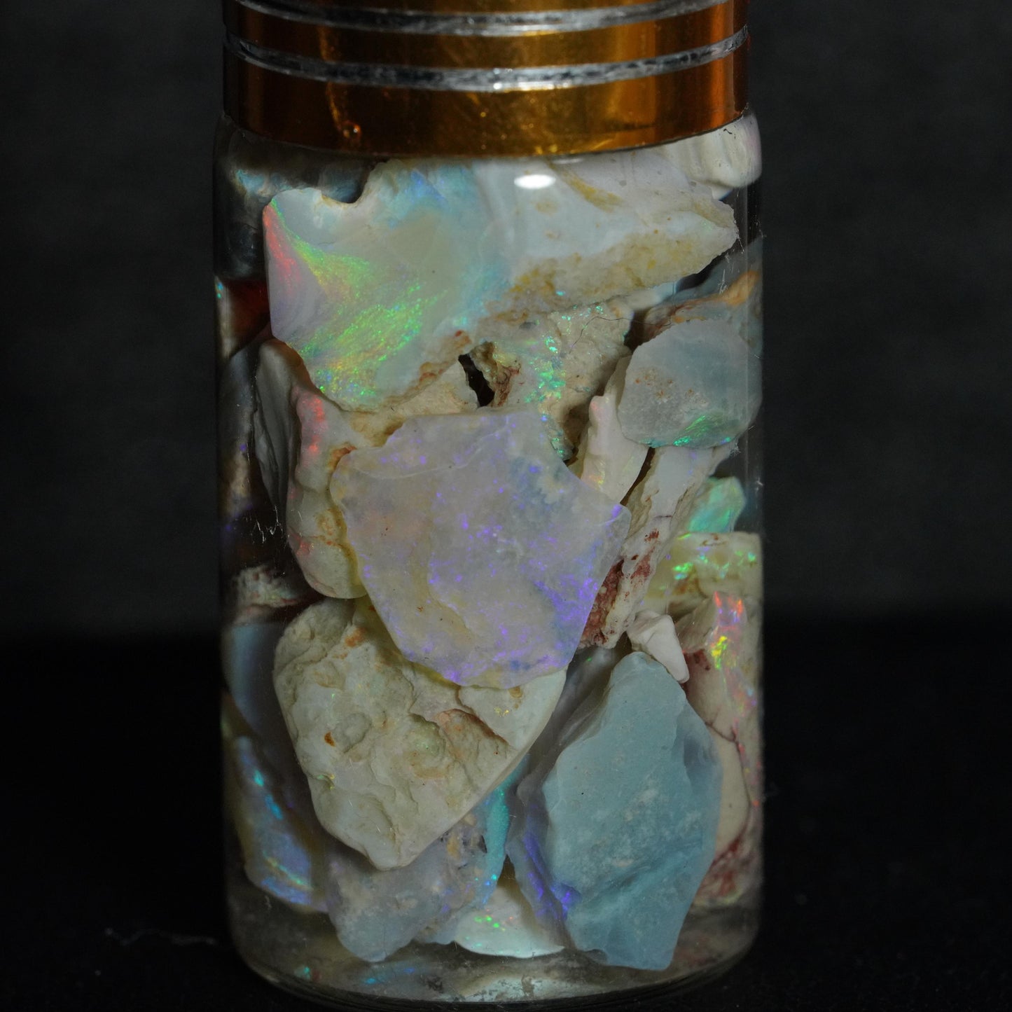 Lightning Ridge Opal Chip Jar