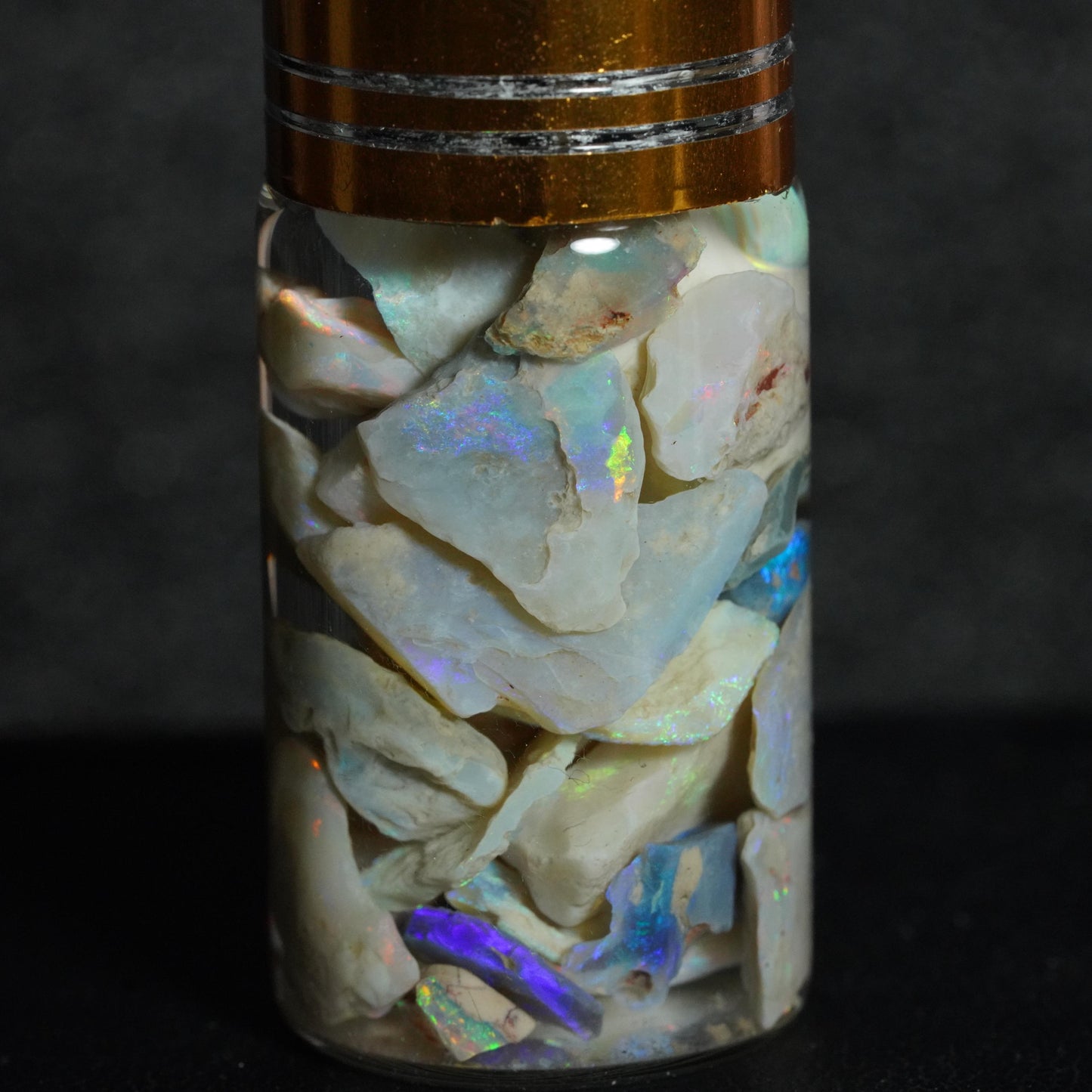 Lightning Ridge Opal Chip Jar
