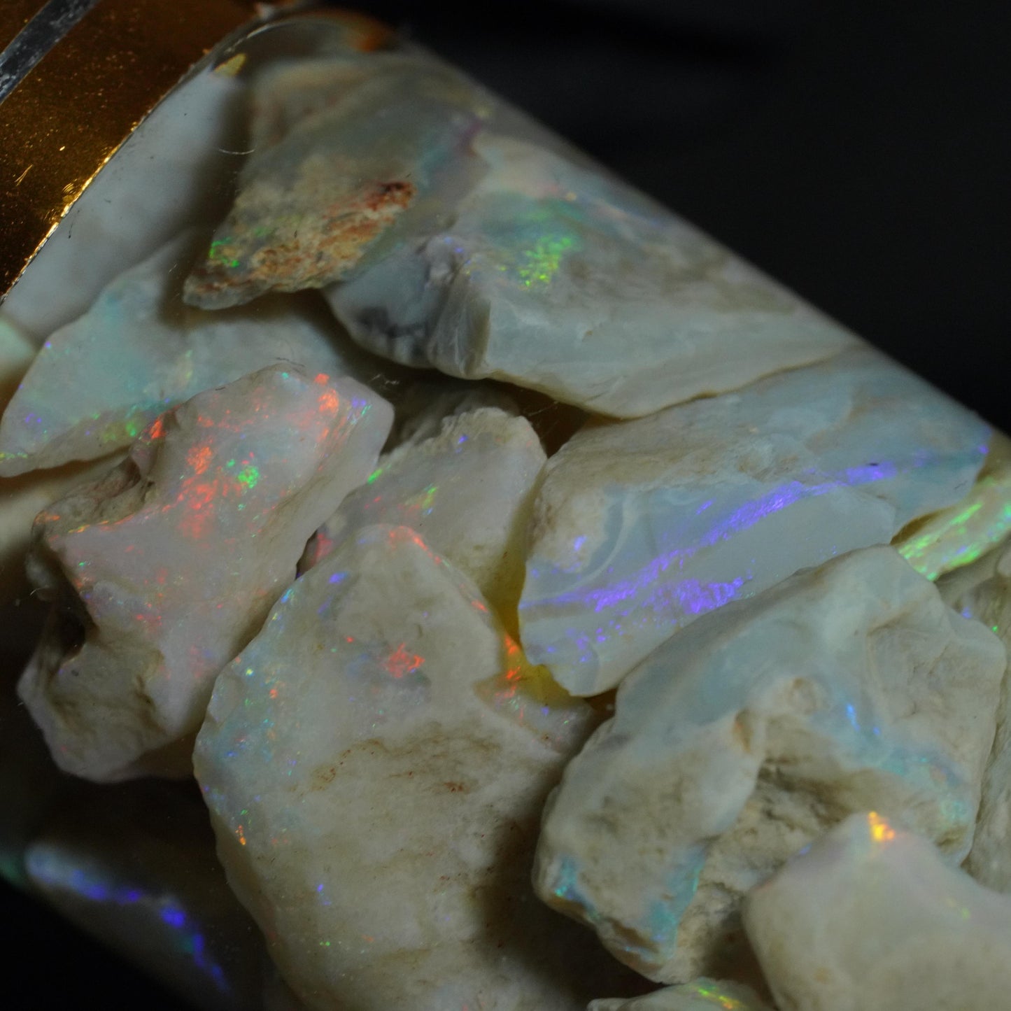 Lightning Ridge Opal Chip Jar