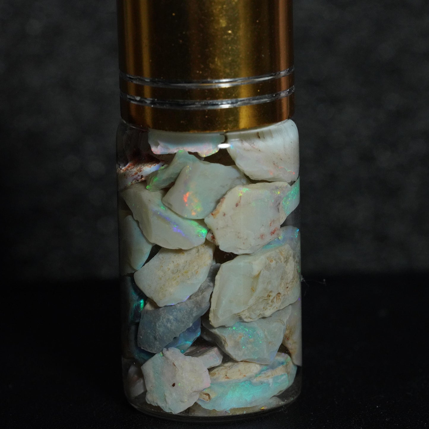 Lightning Ridge Opal Chip Jar