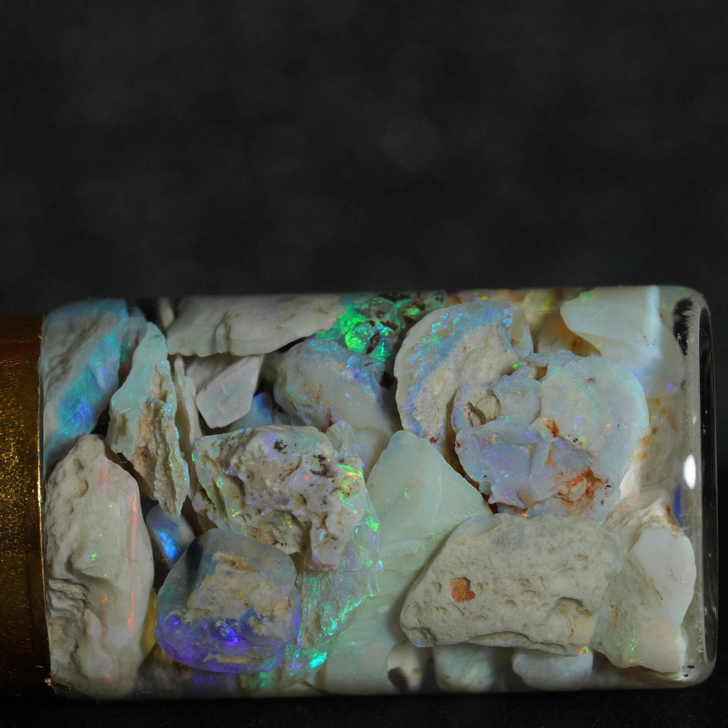 Lightning Ridge Opal Chip Jar
