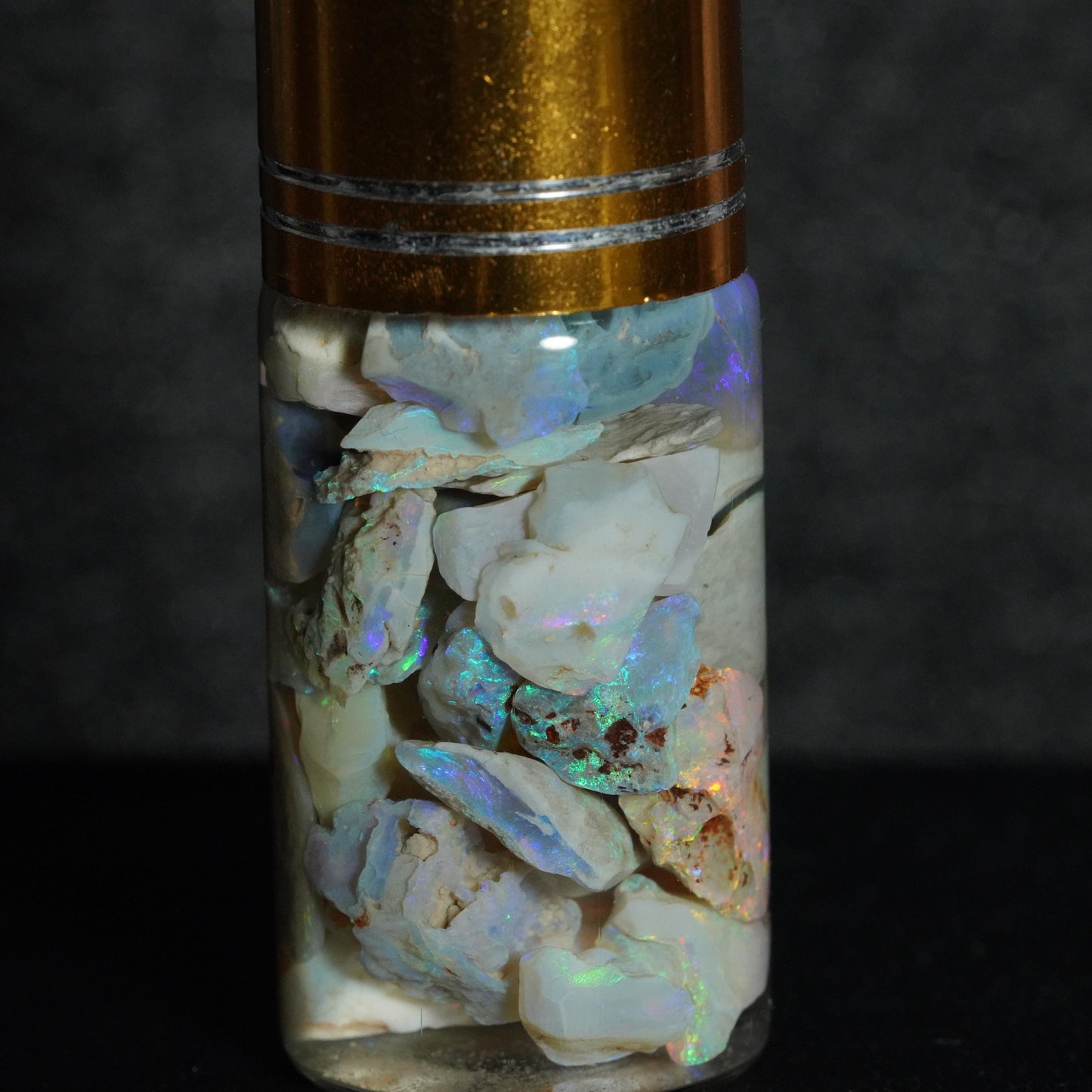Lightning Ridge Opal Chip Jar