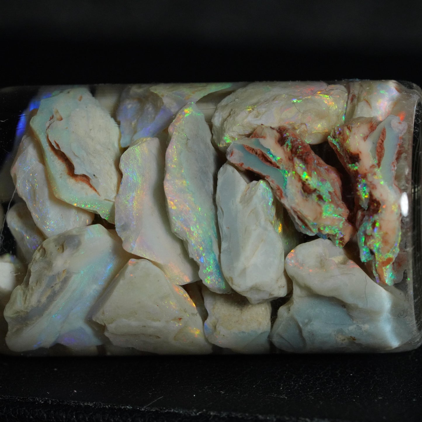 Lightning Ridge Opal Chip Jar