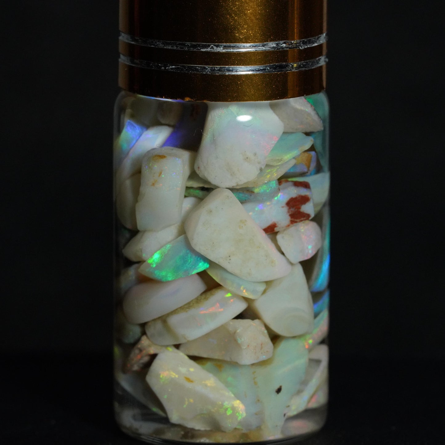 Australian Opal Chip Jar