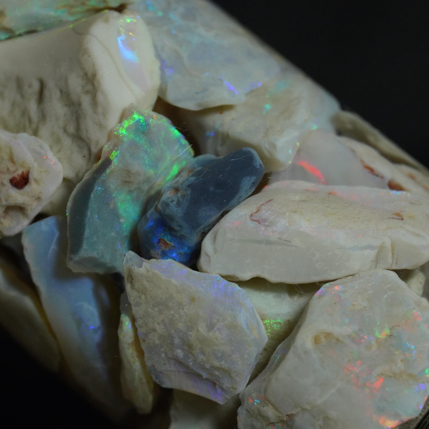 Lightning Ridge Opal Chip Jar
