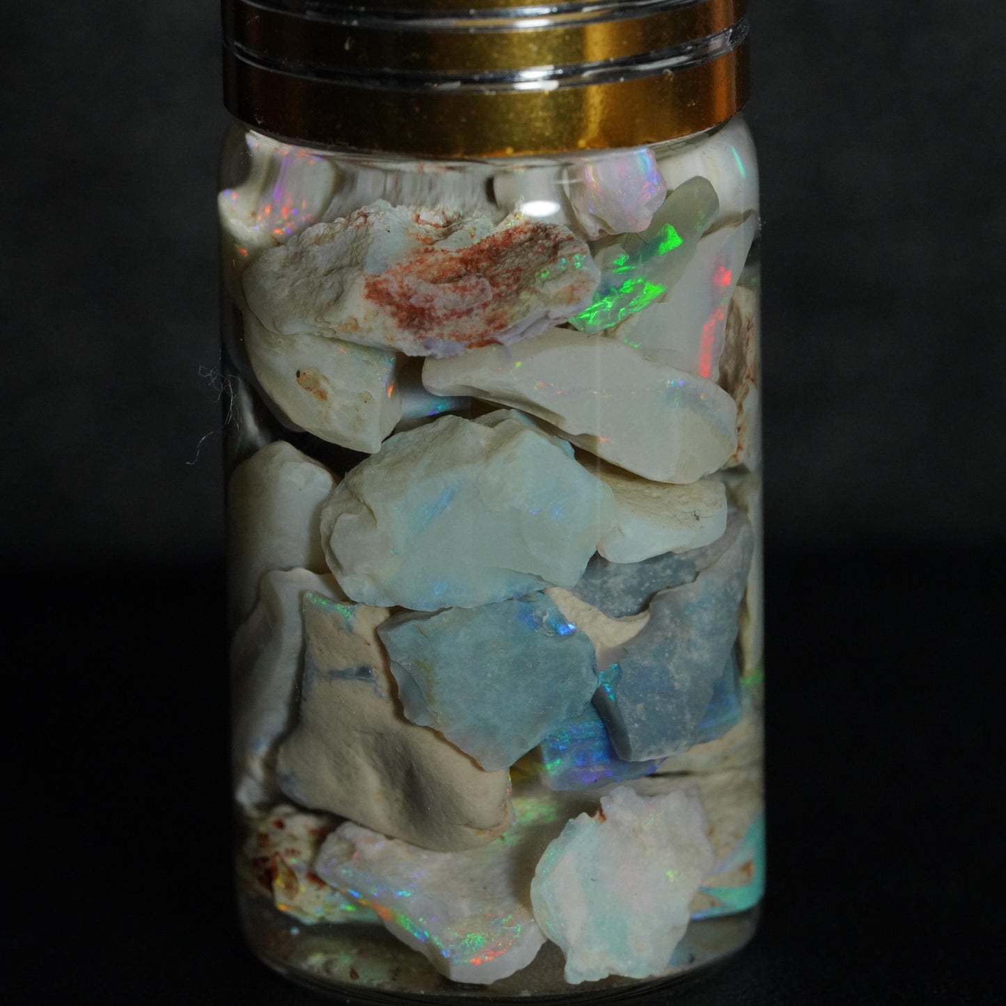 Lightning Ridge Opal Chip Jar