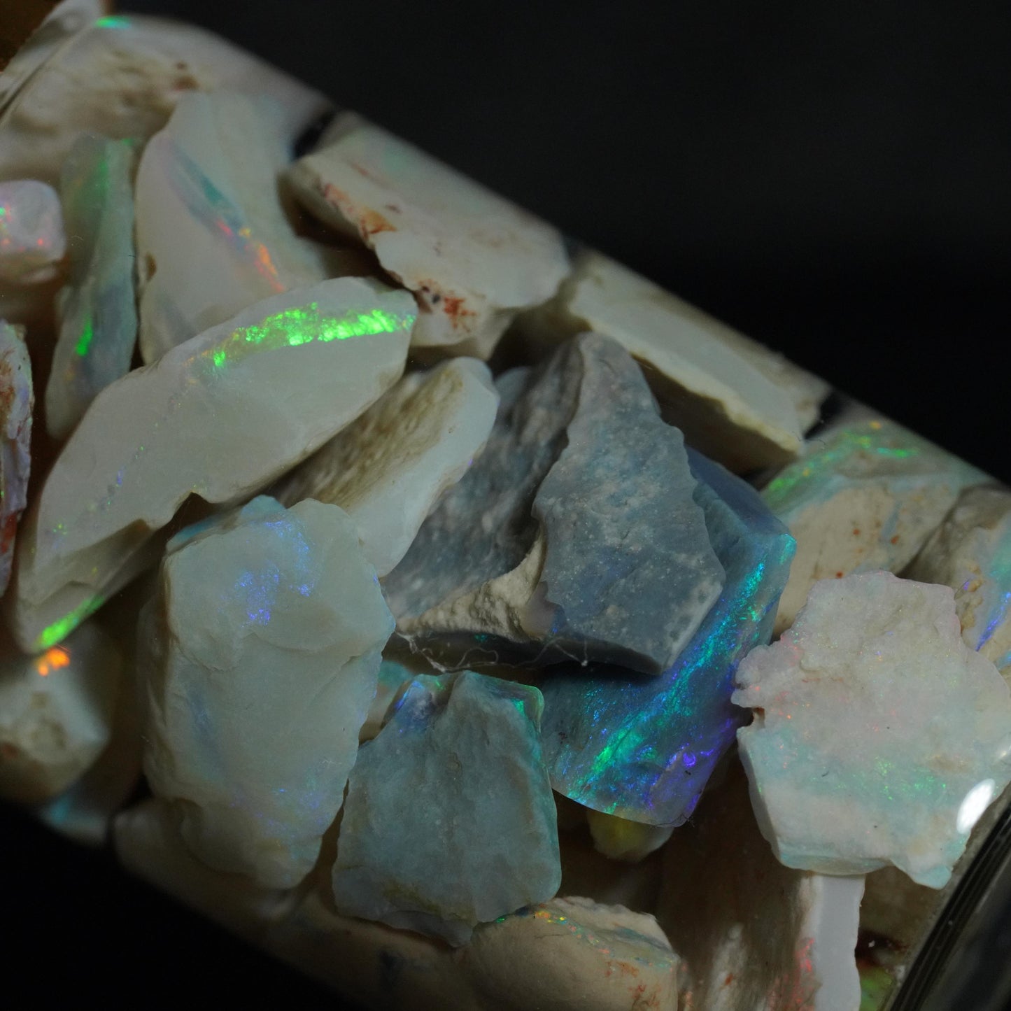 Lightning Ridge Opal Chip Jar
