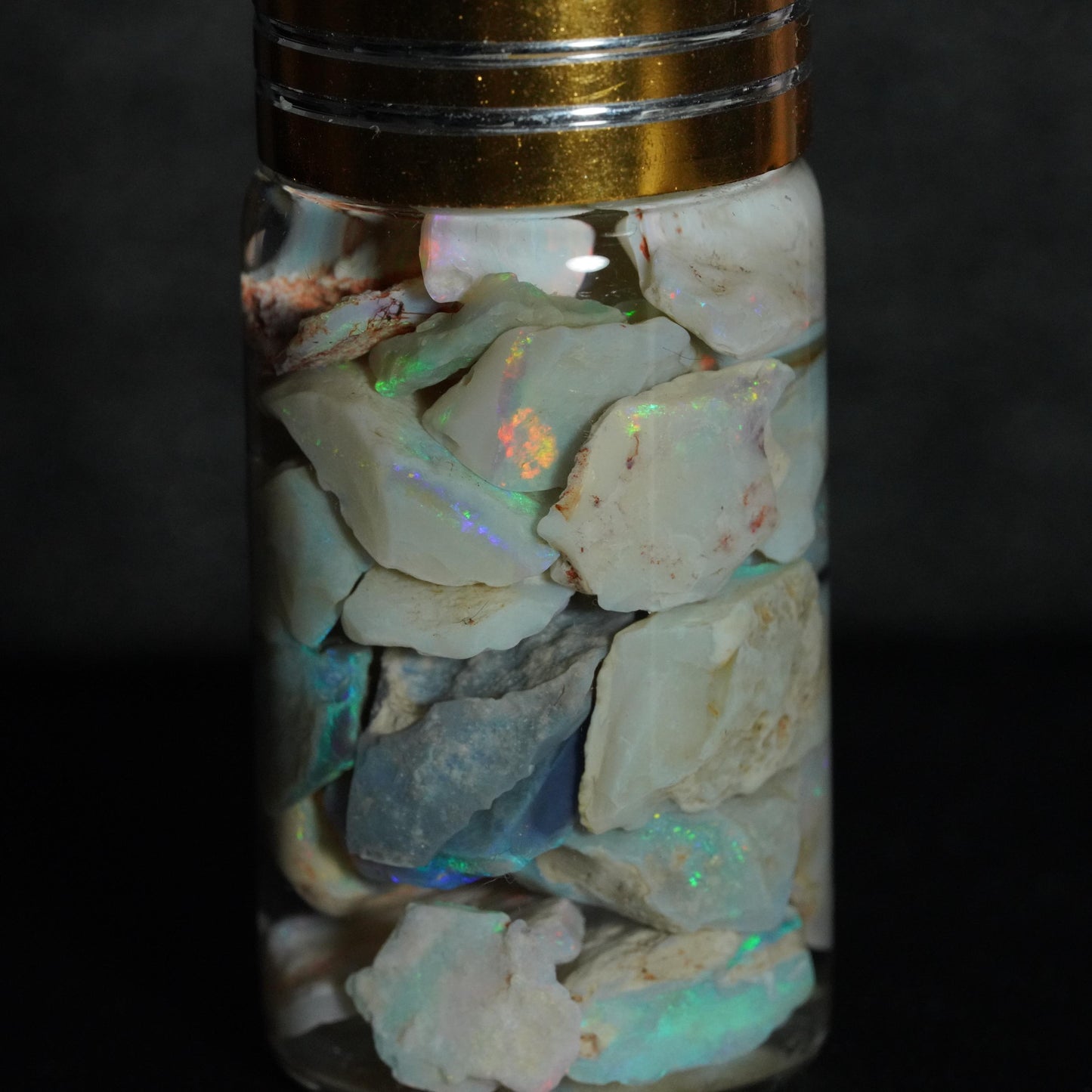 Lightning Ridge Opal Chip Jar