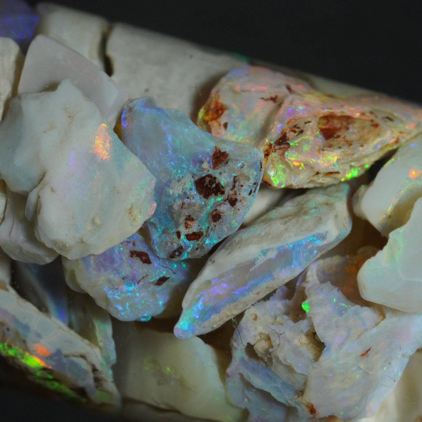 Lightning Ridge Opal Chip Jar
