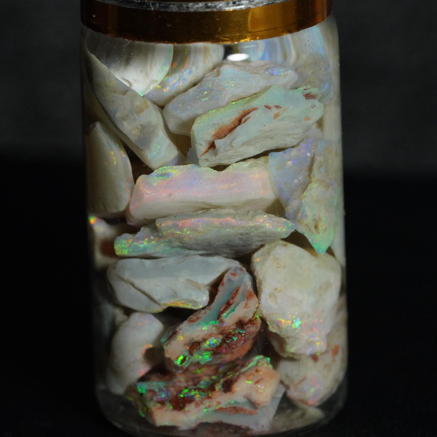 Lightning Ridge Opal Chip Jar