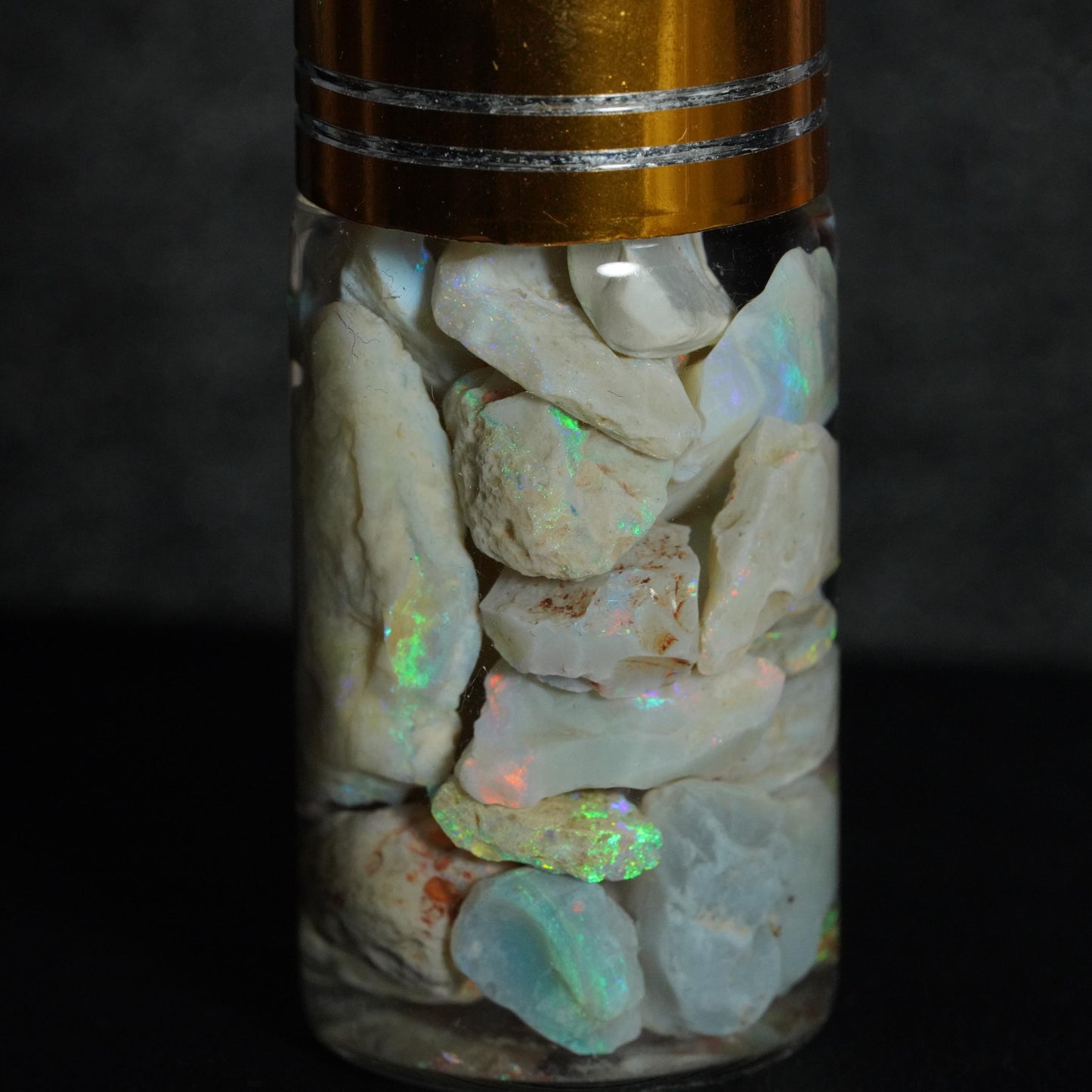 Lightning Ridge Opal Chip Jar