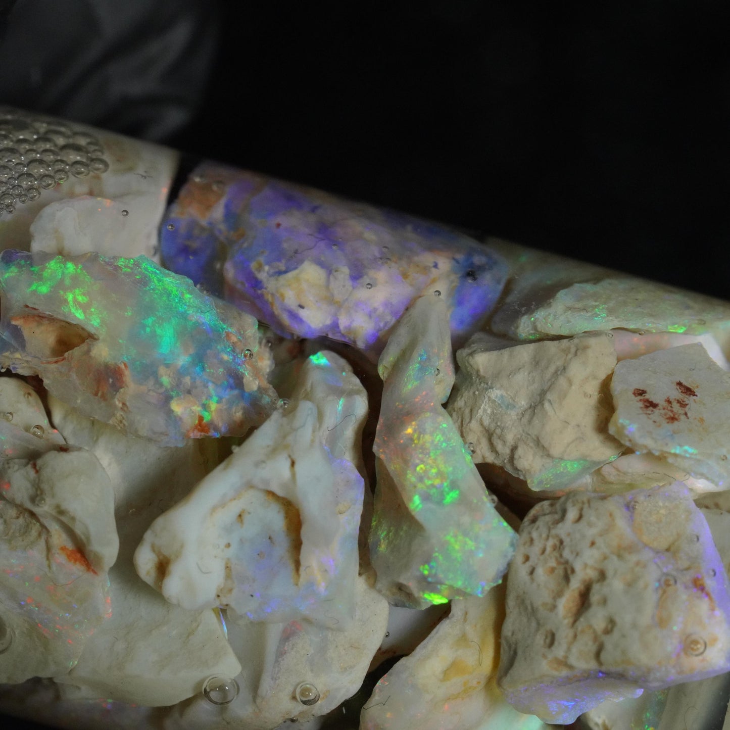 Lightning Ridge Opal Chip Jar