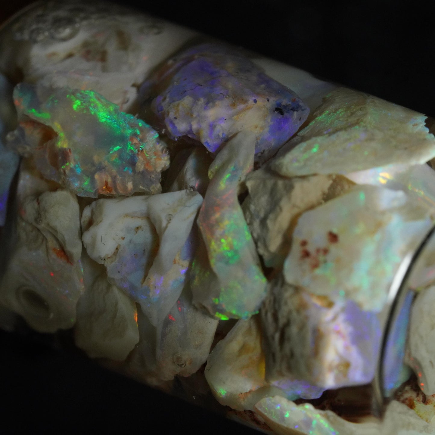 Lightning Ridge Opal Chip Jar