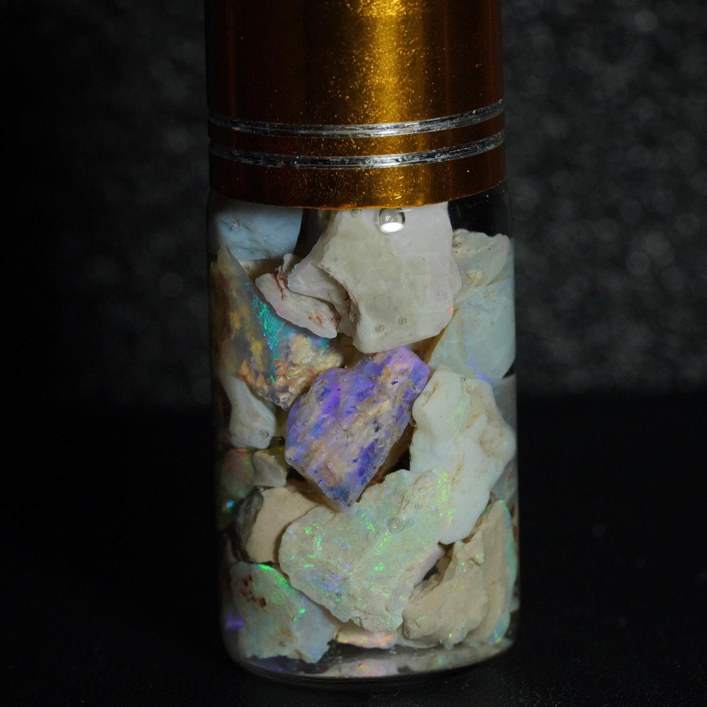 Lightning Ridge Opal Chip Jar