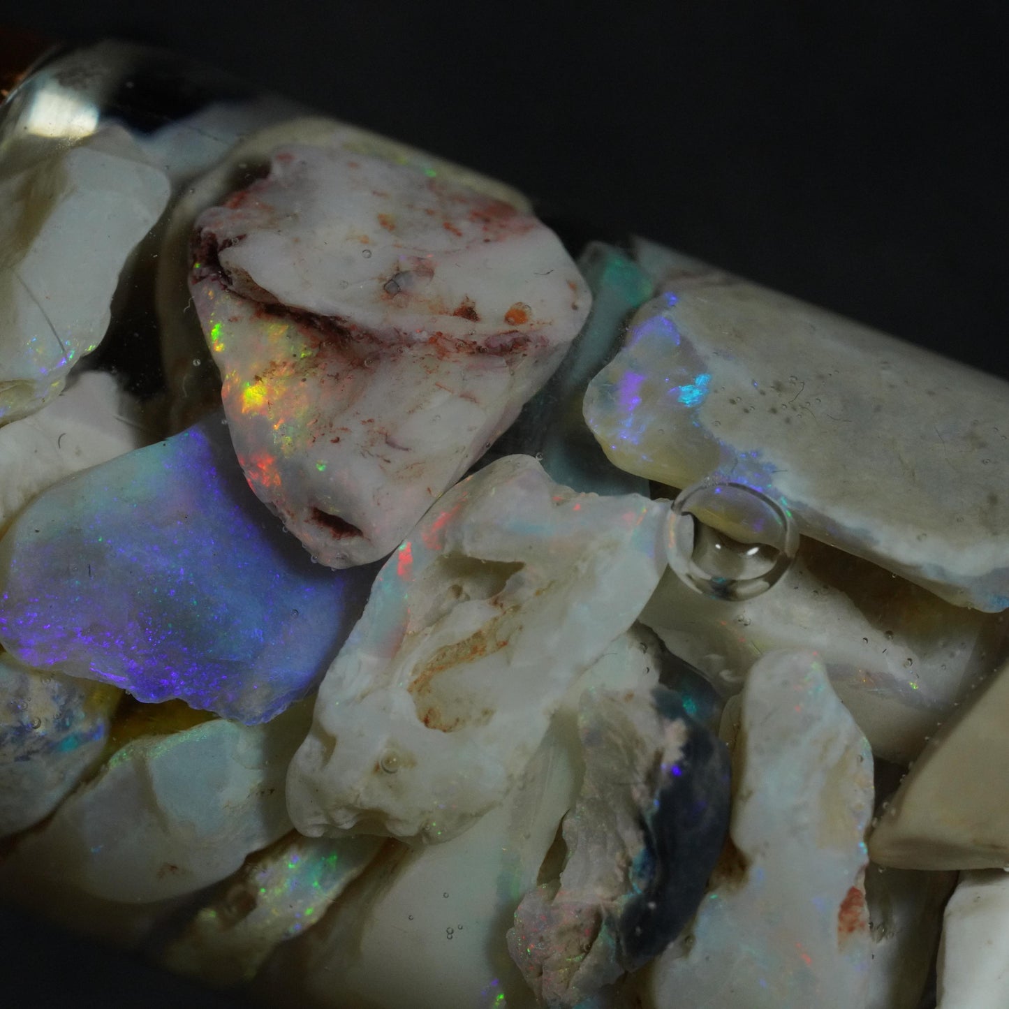 Lightning Ridge Opal Chip Jar