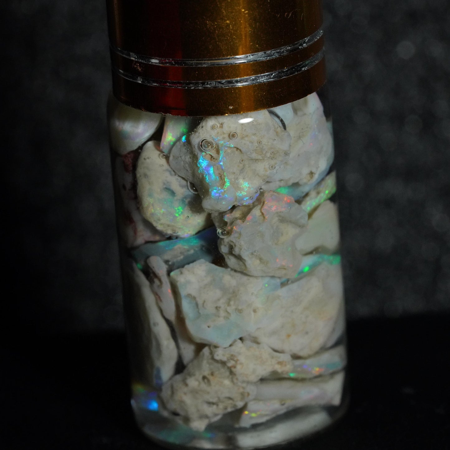 Lightning Ridge Opal Chip Jar