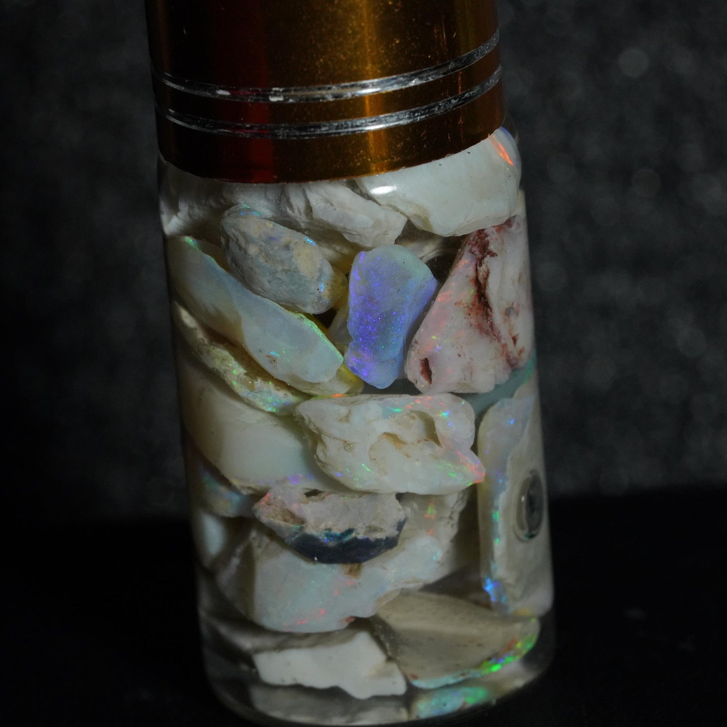 Lightning Ridge Opal Chip Jar
