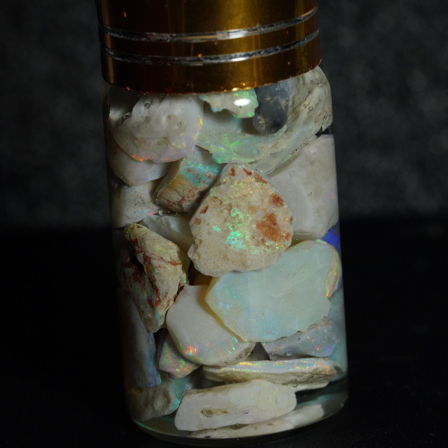 Lightning Ridge Opal Chip Jar