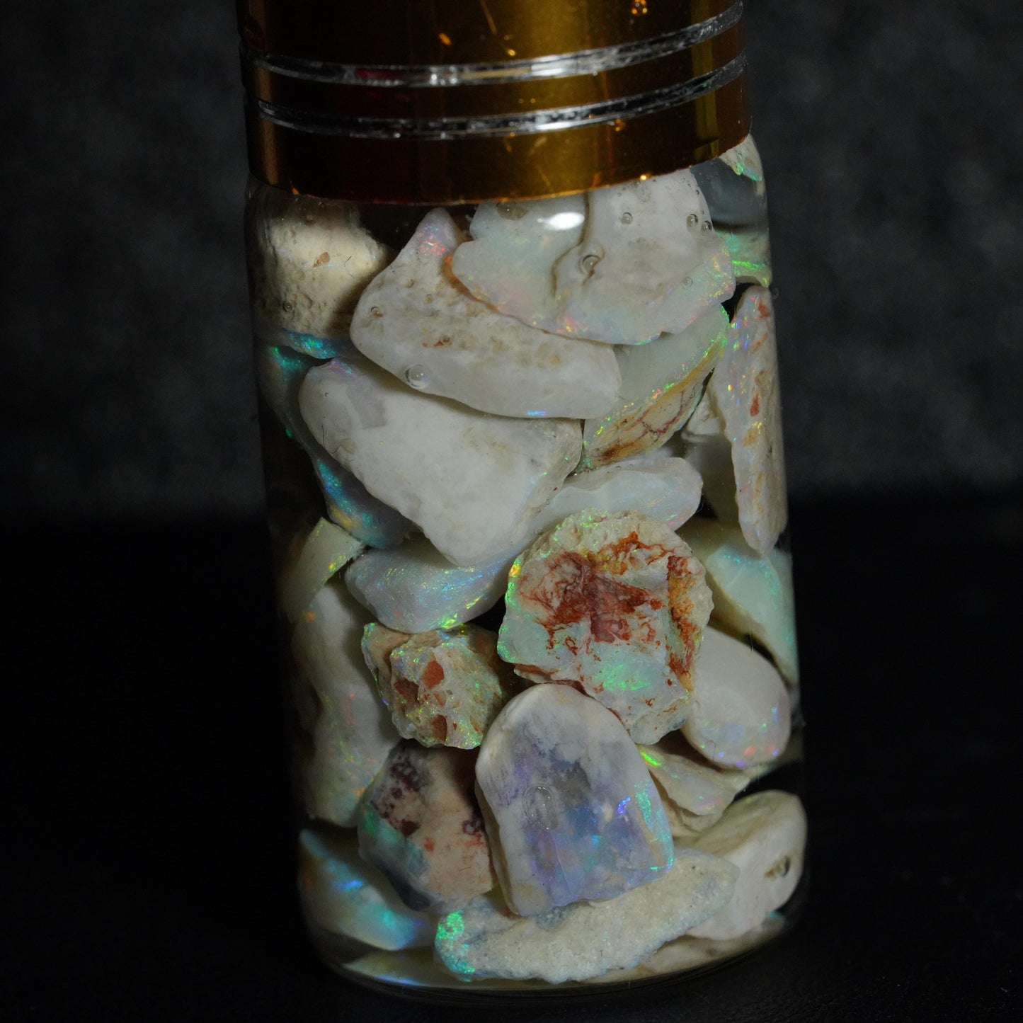 Lightning Ridge Opal Chip Jar