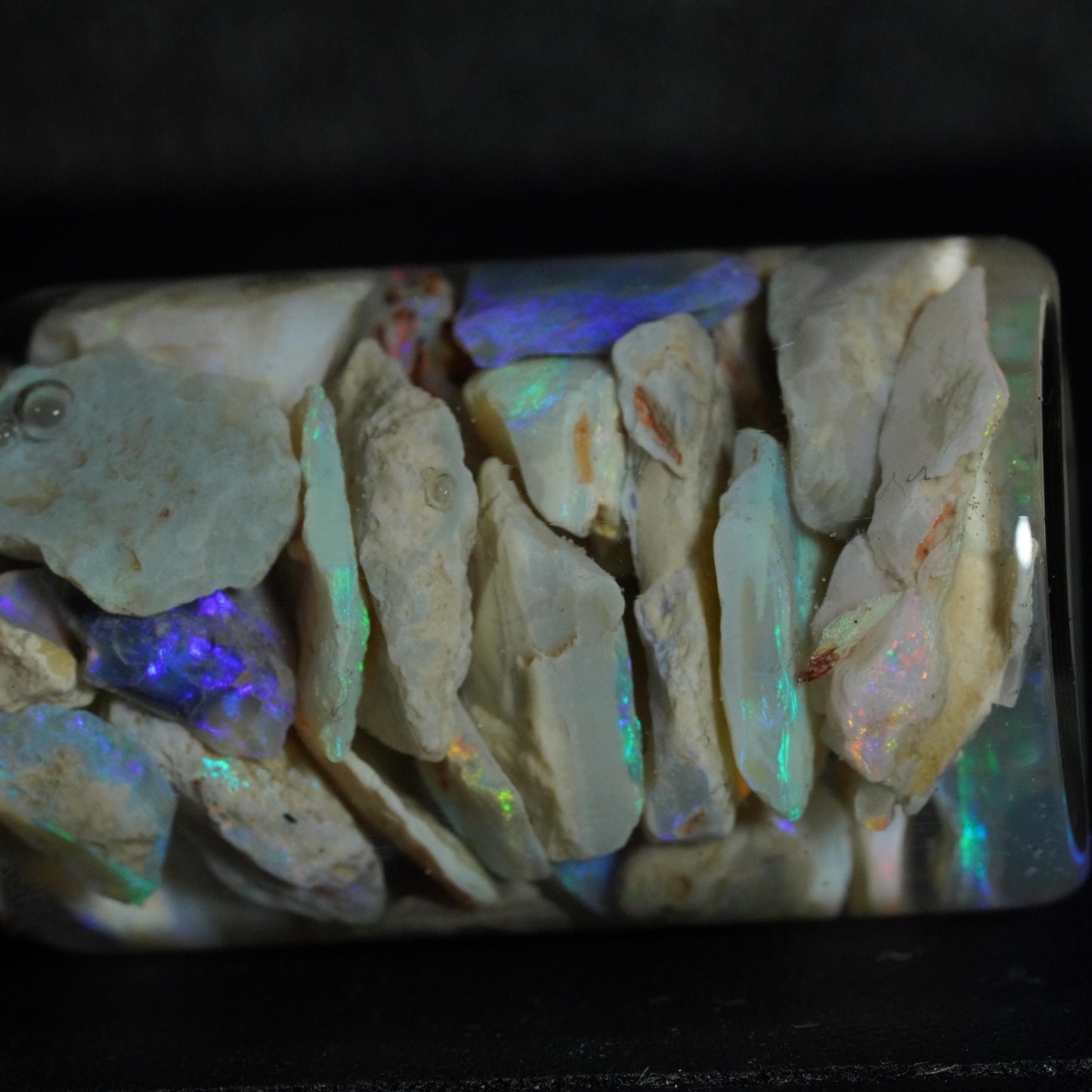 Lightning Ridge Opal Chip Jar