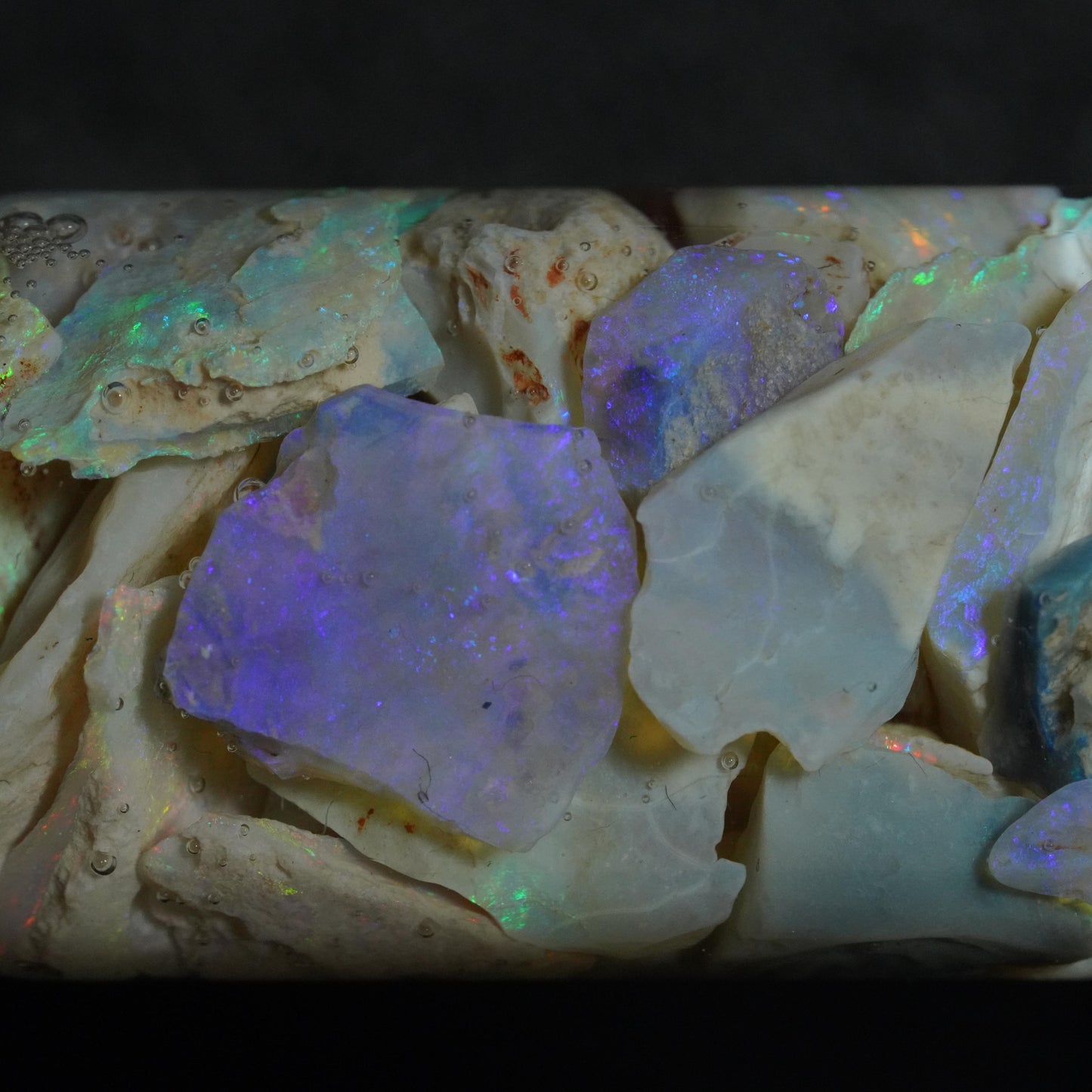 Lightning Ridge Opal Chip Jar