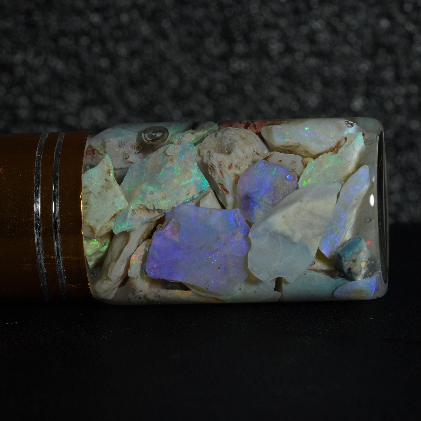 Lightning Ridge Opal Chip Jar