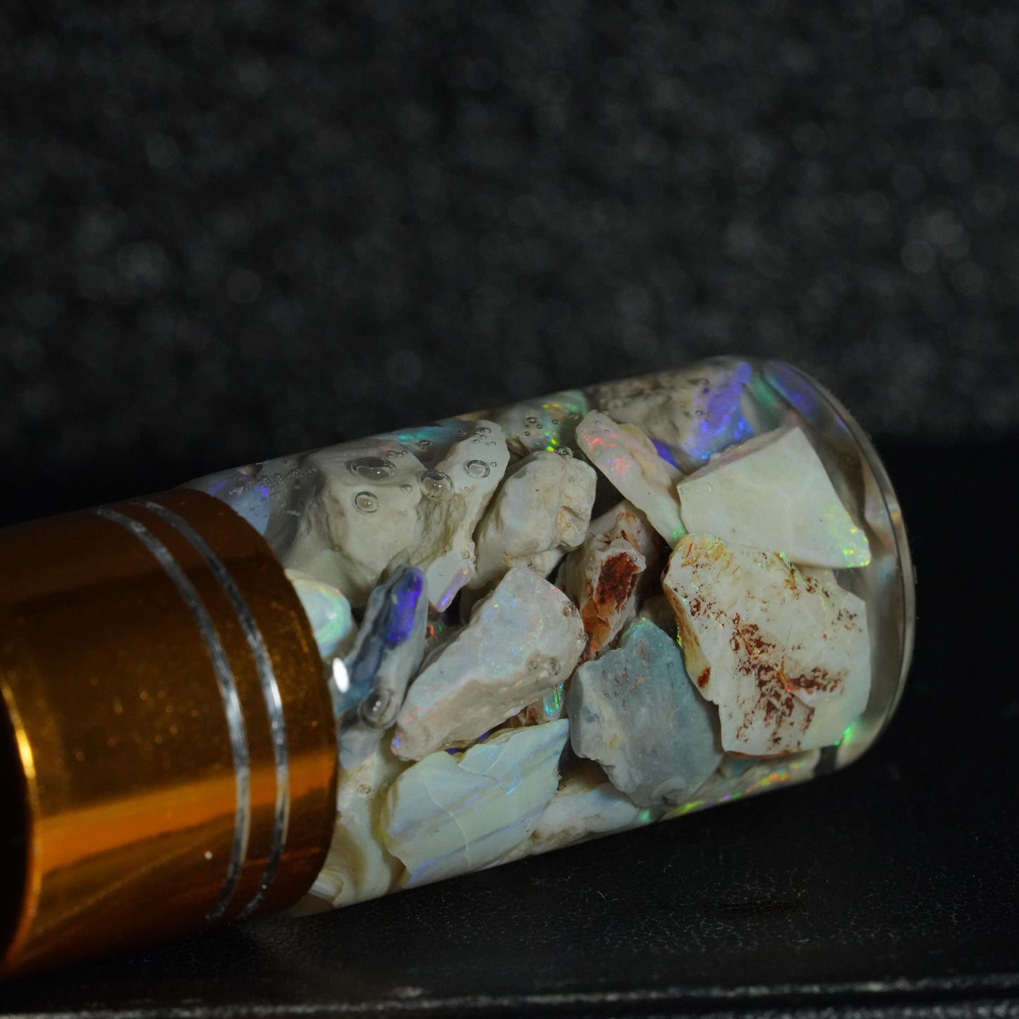 Lightning Ridge Opal Chip Jar
