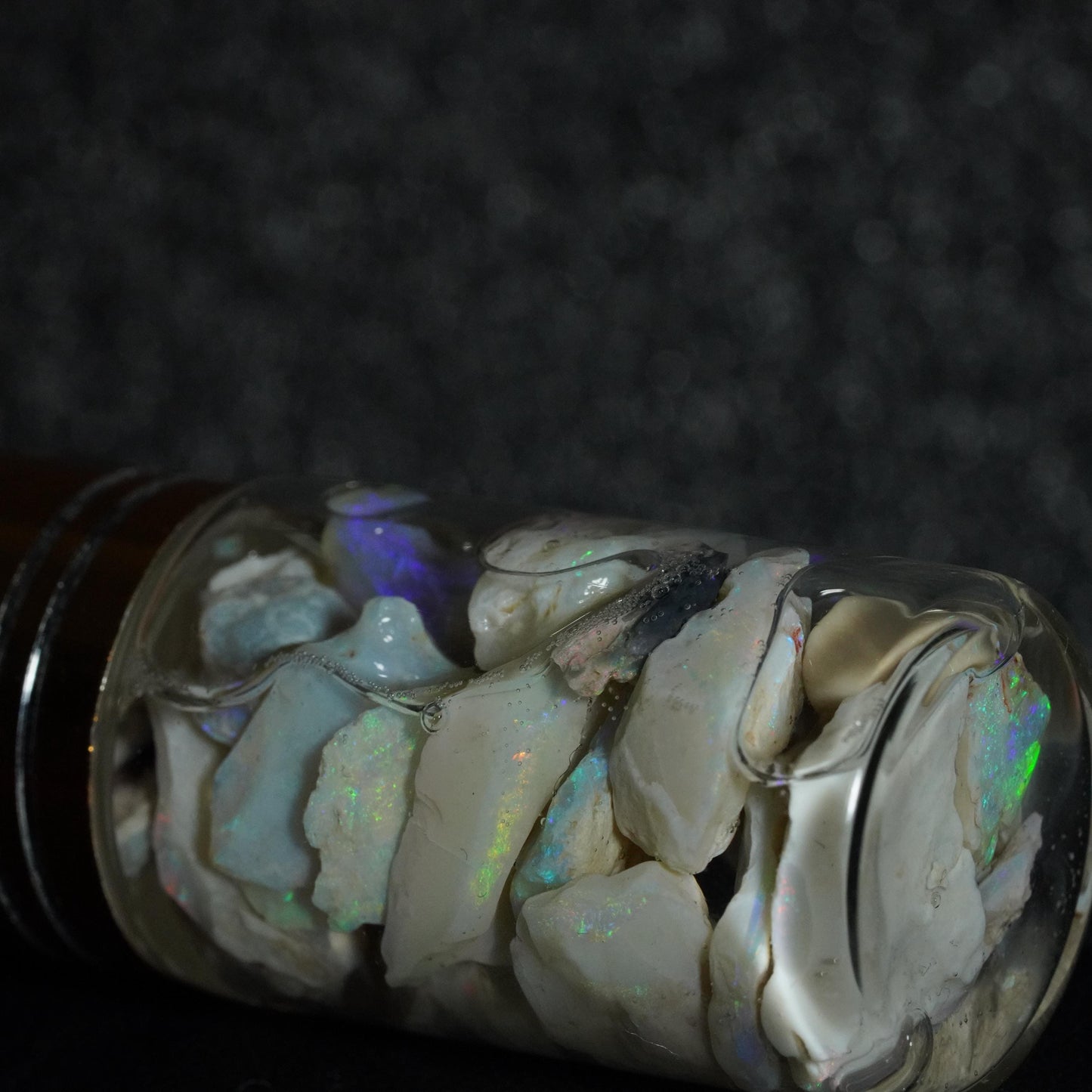 Lightning Ridge Opal Chip Jar