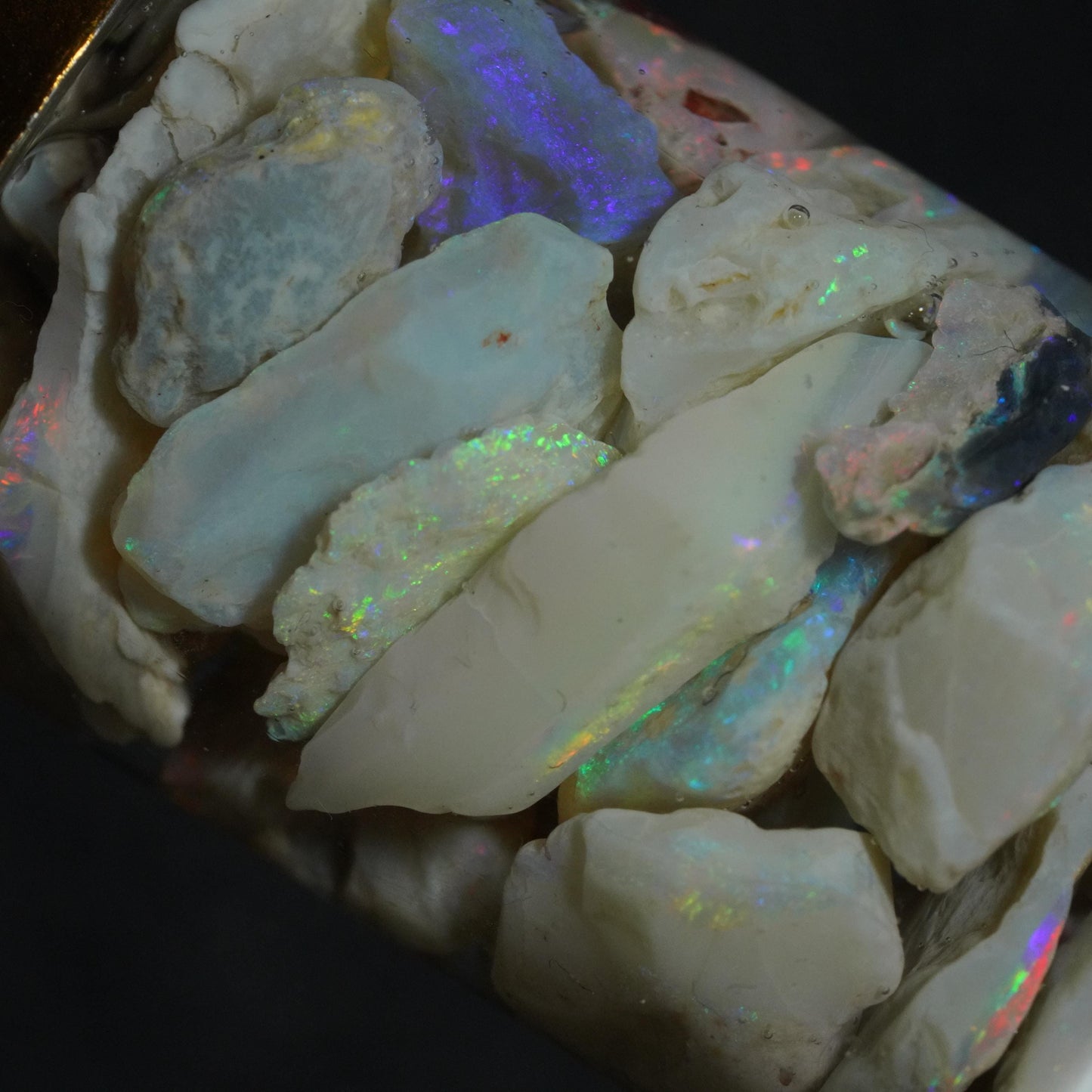 Lightning Ridge Opal Chip Jar