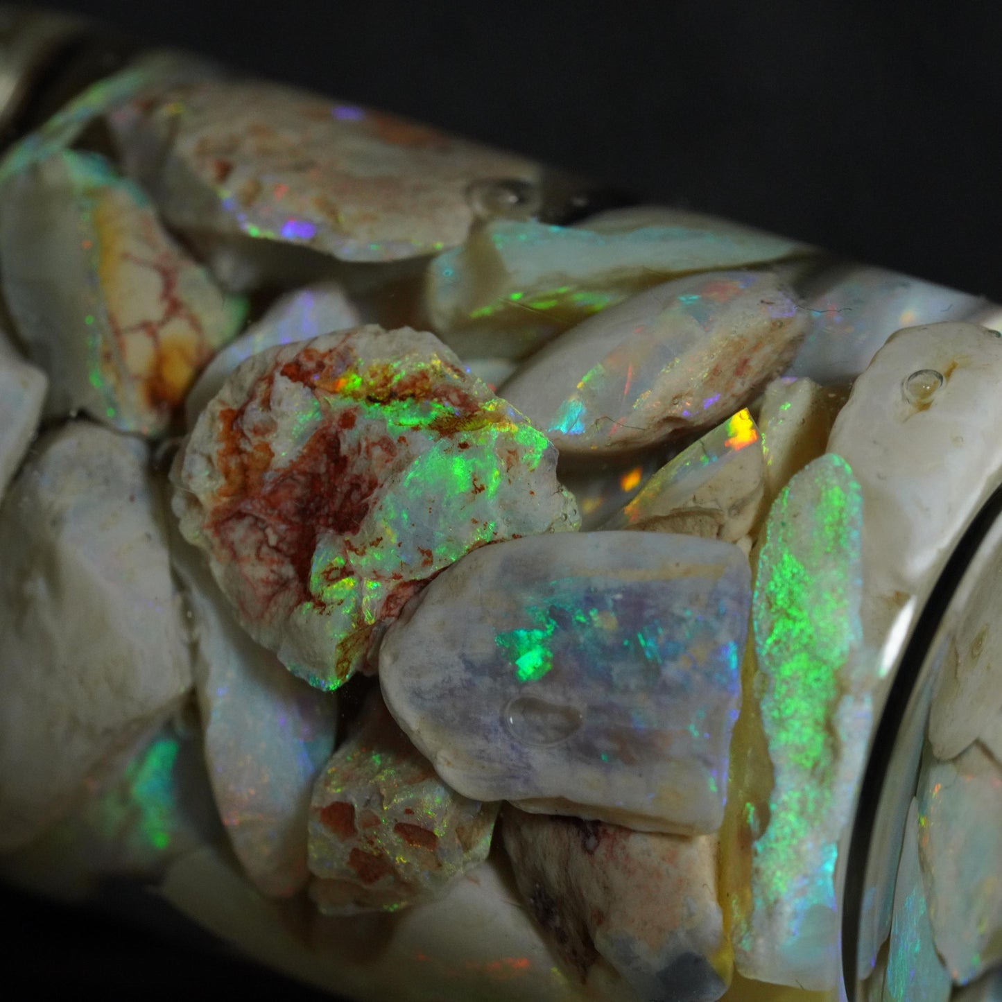 Lightning Ridge Opal Chip Jar
