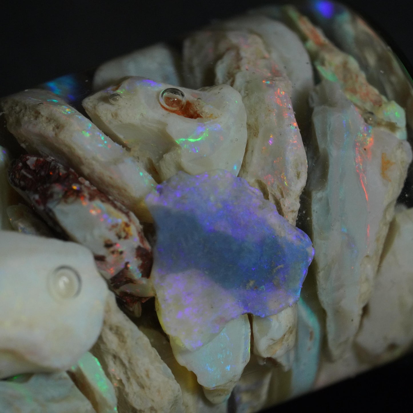 Lightning Ridge Opal Chip Jar