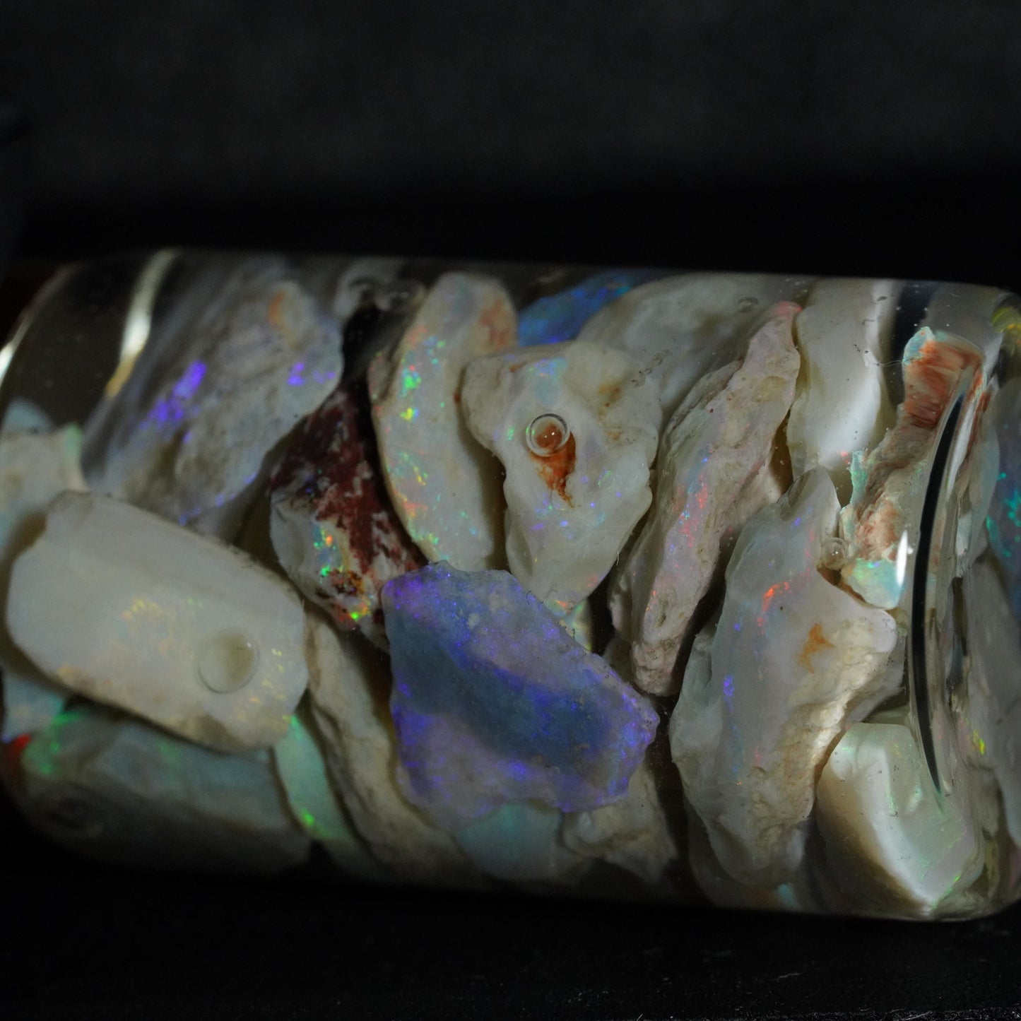 Lightning Ridge Opal Chip Jar