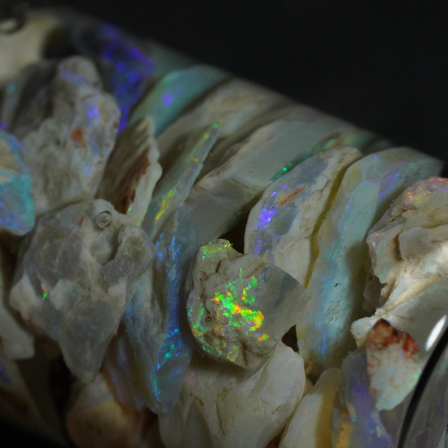 Lightning Ridge Opal Chip Jar
