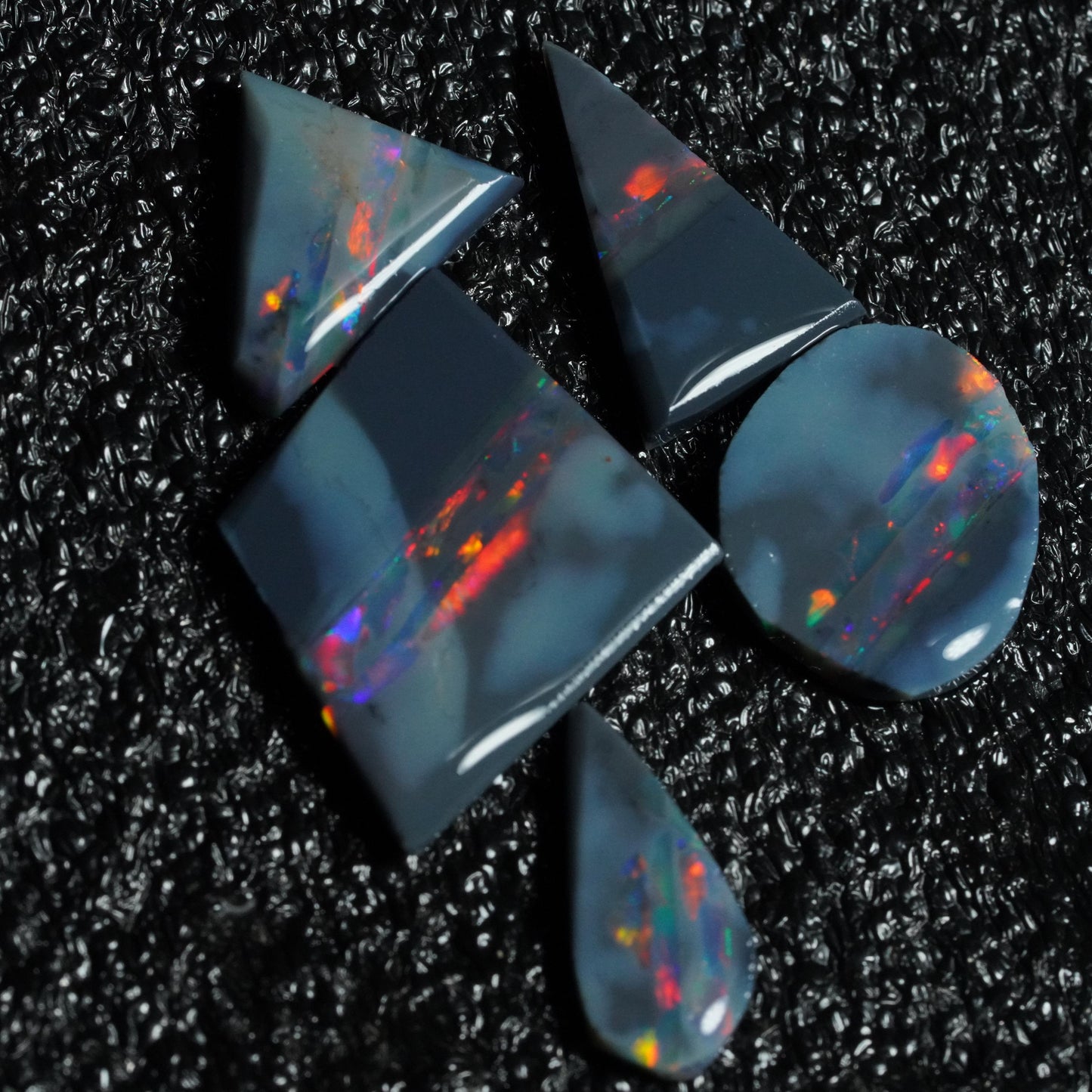 Australian Black Opal Rubs Parcel
