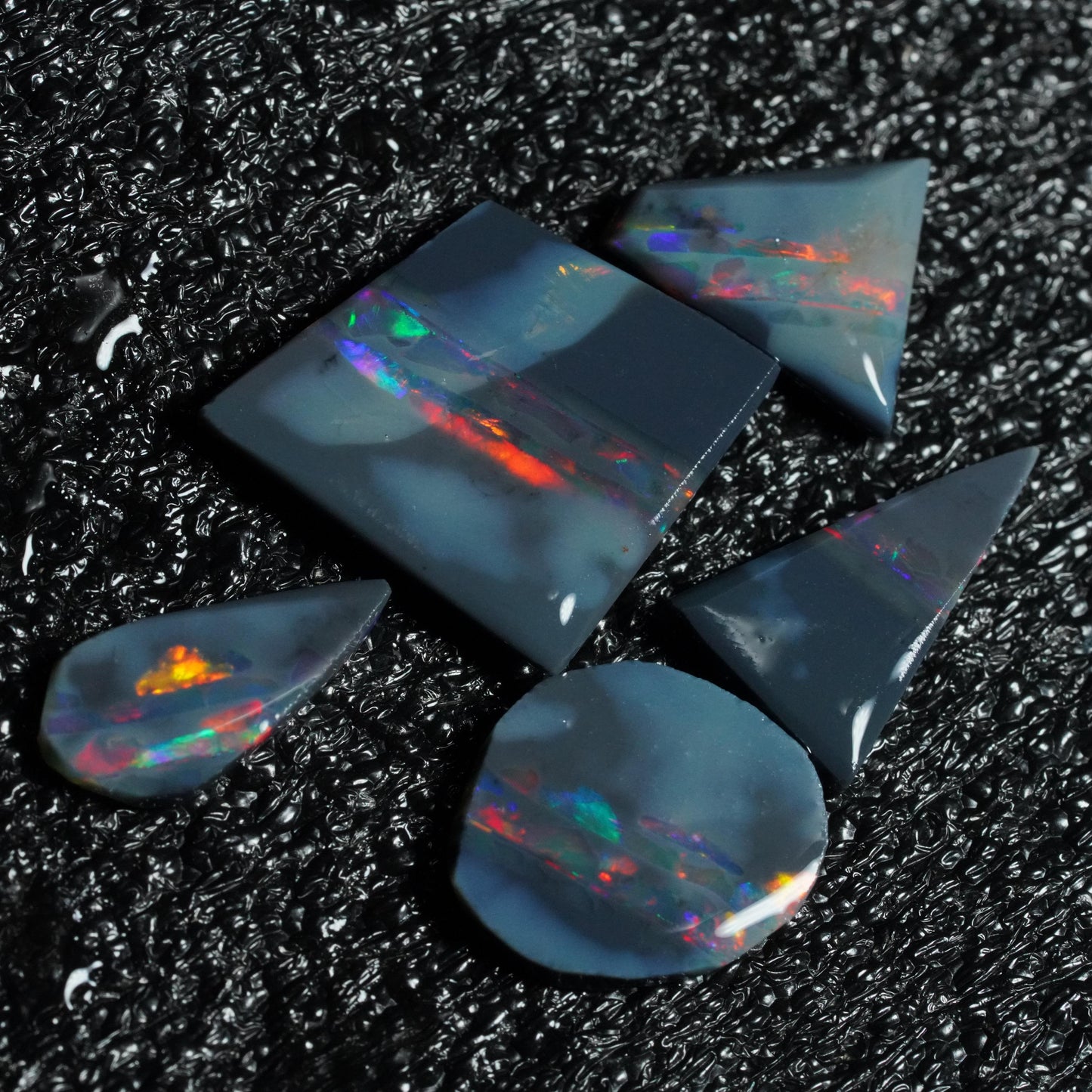 Australian Black Opal Rubs Parcel