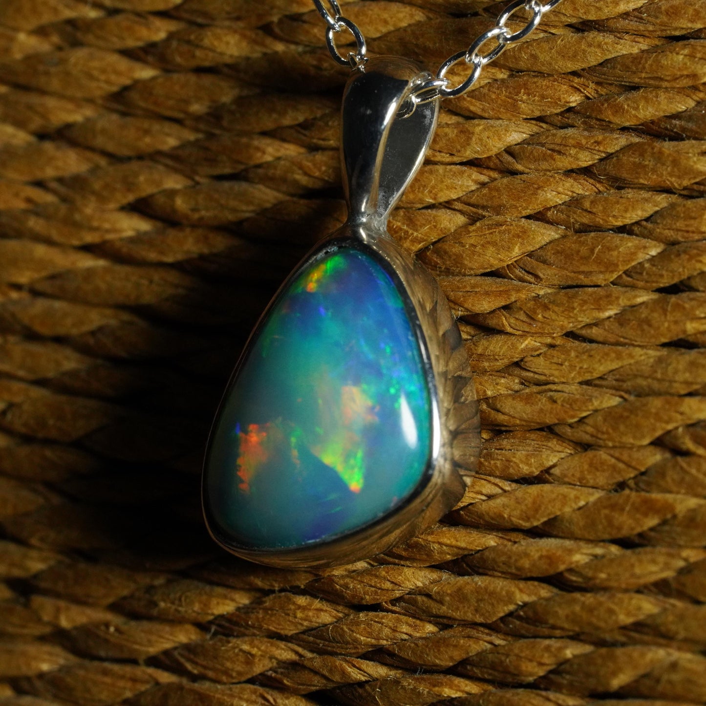 Australian Opal Doublet Pendant