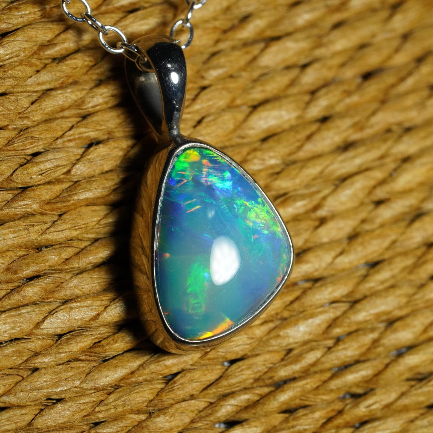 Australian Opal Doublet Pendant