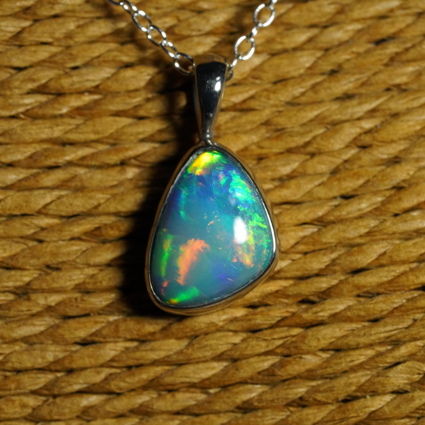 Australian Opal Doublet Pendant