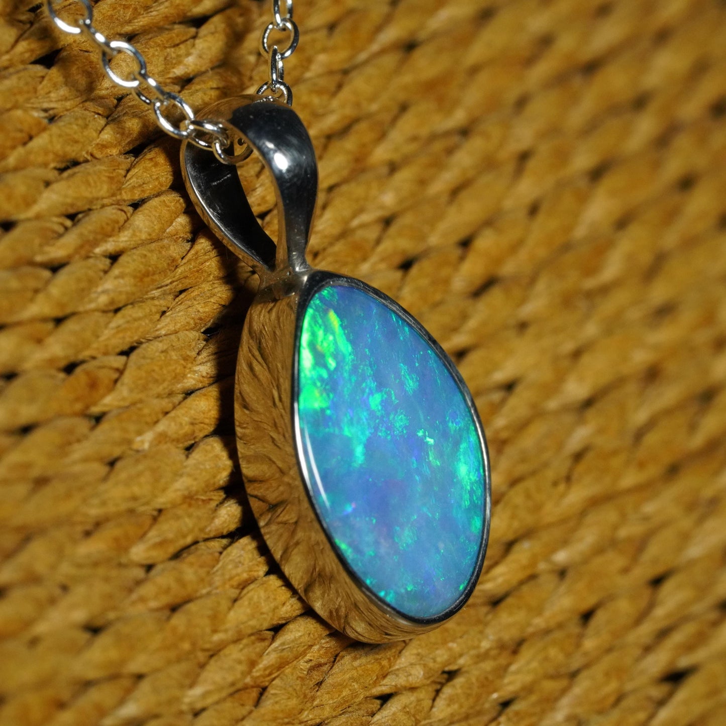 Australian Opal Doublet Pendant