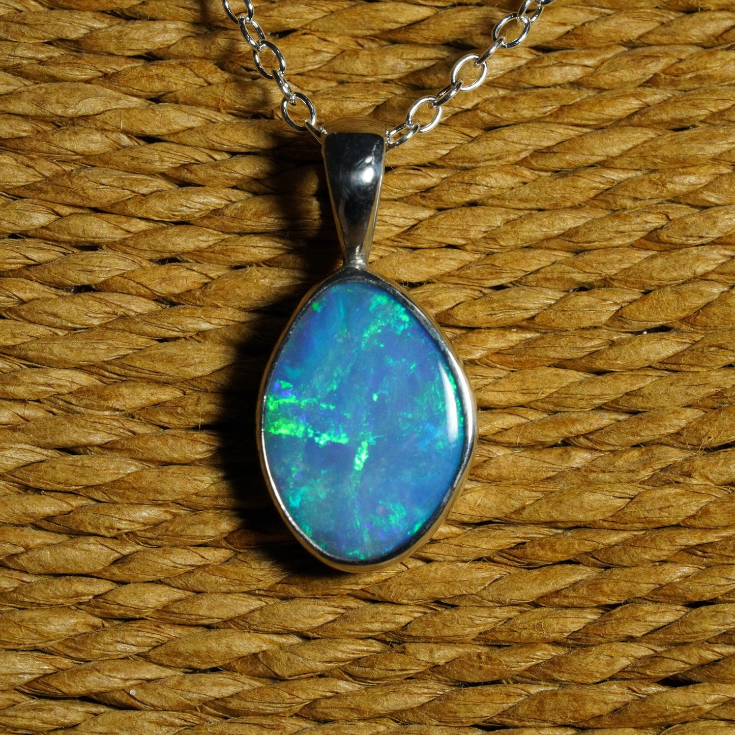 Australian Opal Doublet Pendant