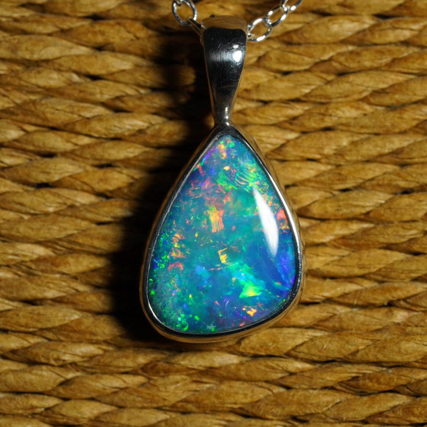 Australian Opal Doublet Pendant