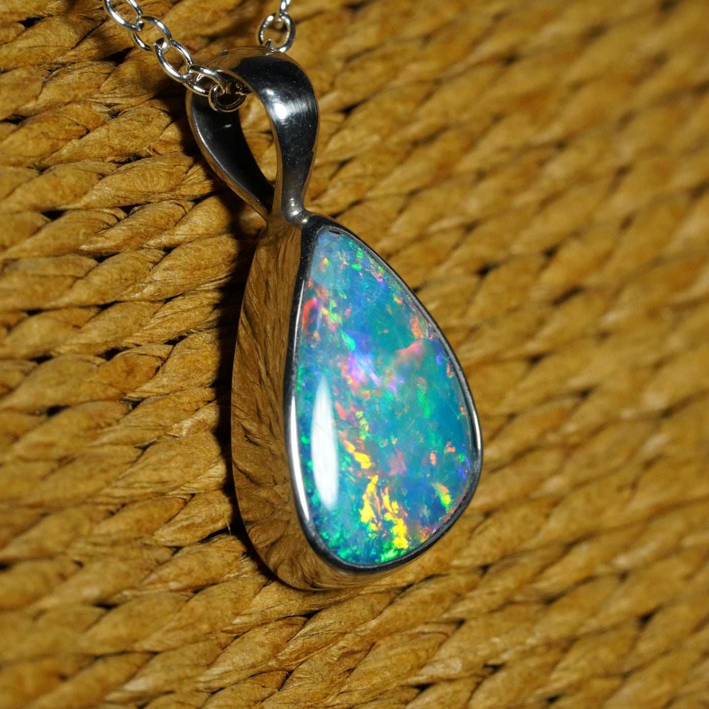 Australian Opal Doublet Pendant